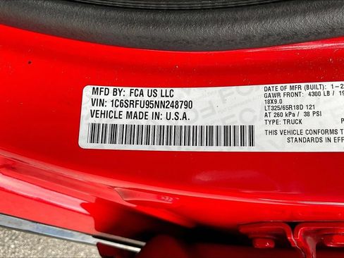 Used 2022 RAM 1500 TRX w/ TRX Level 1 Equipment Group AWD/4WD image 11