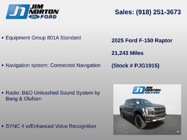 Used 2025 Ford F150 Raptor AWD/4WD image 8