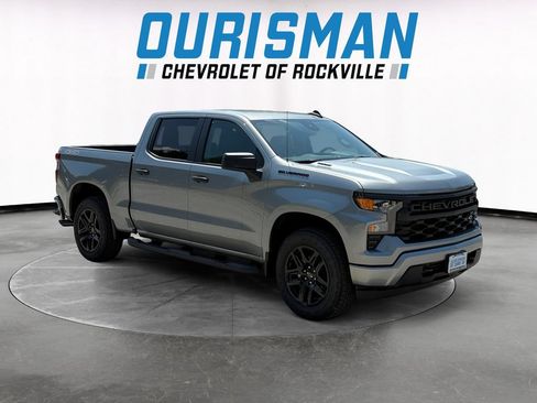 New 2026 Chevrolet Silverado 1500 Custom w/ Turbomax Blackout Package AWD/4WD image 1