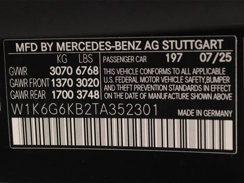 New 2026 Mercedes-Benz S 580e 4MATIC Sedan image 15