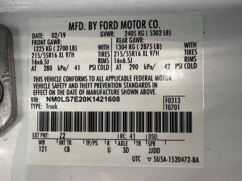 Used 2019 Ford Transit Connect XL FWD image 17