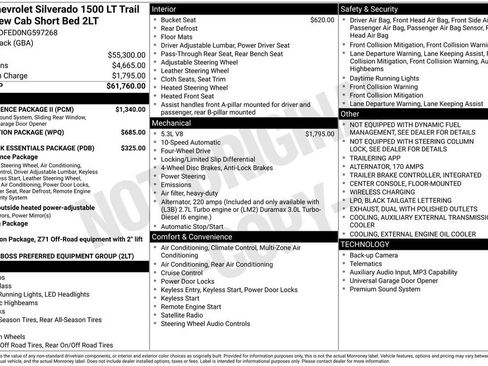 Certified 2022 Chevrolet Silverado 1500 LT Trail Boss w/ Convenience Package II AWD/4WD image 43
