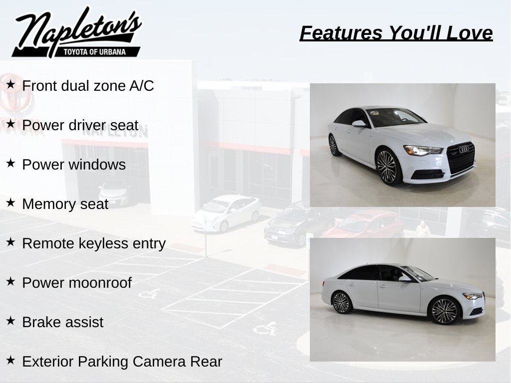 Used 2018 Audi A6 2.0T Premium w/ 20" Black Optic Package AWD/4WD image 14