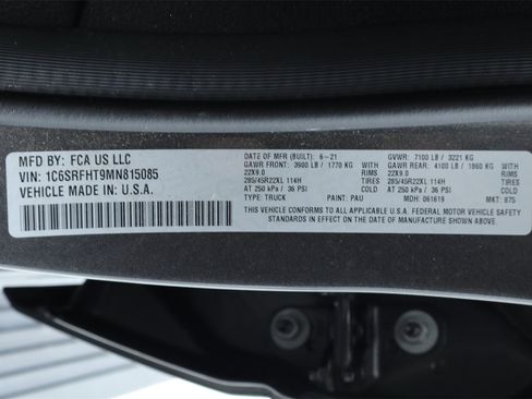 Used 2021 RAM 1500 Limited w/ Night Edition image 12