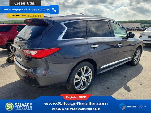 Used 2014 INFINITI QX60 Luxe w/ Deluxe Touring Package AWD/4WD image 4
