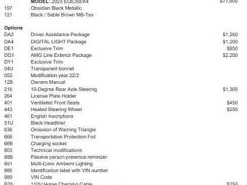 Certified 2023 Mercedes-Benz EQE 350+ 4MATIC SUV image 4