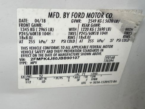 Used 2018 Ford Edge SEL w/ Equipment Group 201A image 25