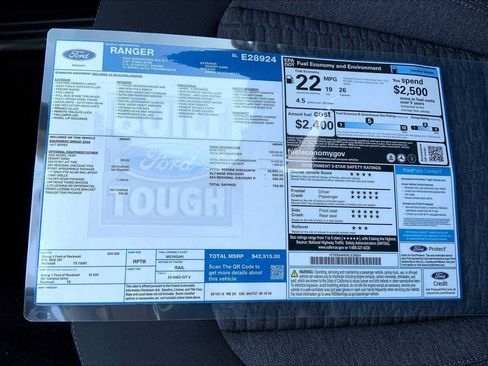 Used 2025 Ford Ranger XLT w/ FX4 Off-Road Package AWD/4WD image 20