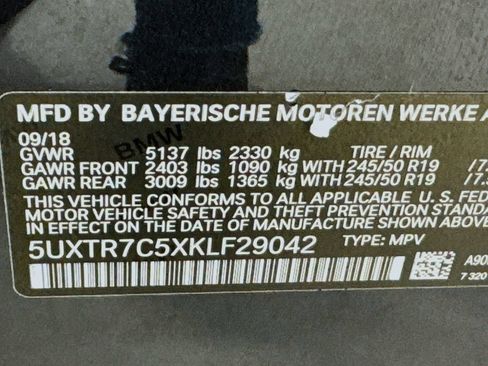 Used 2019 BMW X3 sDrive30i w/ Premium Package RWD image 44