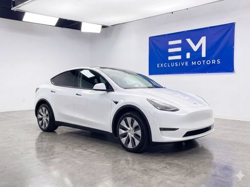 Used 2021 Tesla Model Y Long Range AWD/4WD image 1