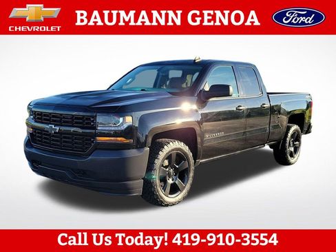 Used 2017 Chevrolet Silverado 1500 W/T w/ Black Out Edition AWD/4WD image 1