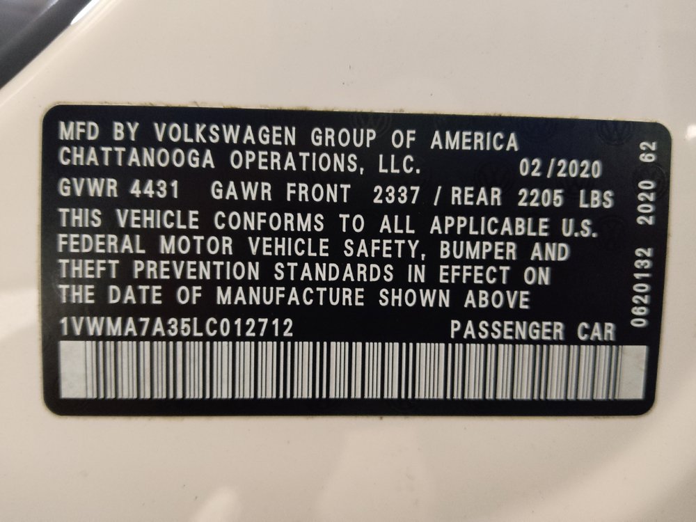 Used 2020 Volkswagen Passat 2.0T R-Line FWD image 33