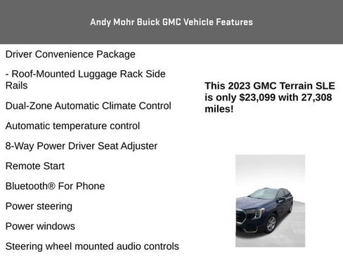 Used 2023 GMC Terrain SLE w/ Driver Convenience Package image 8