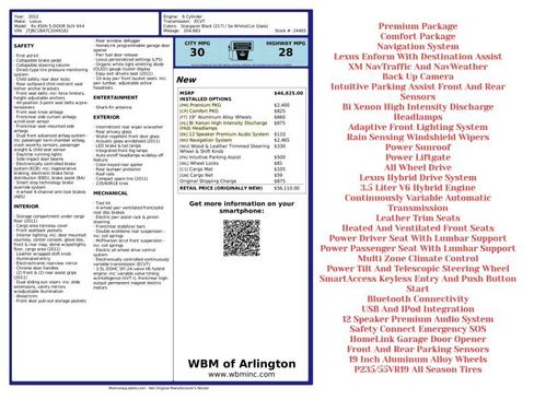 Used 2012 Lexus RX 450h AWD image 2