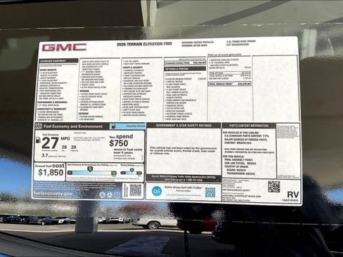 New 2026 GMC Terrain Elevation w/ Elevation Premium Package FWD image 15