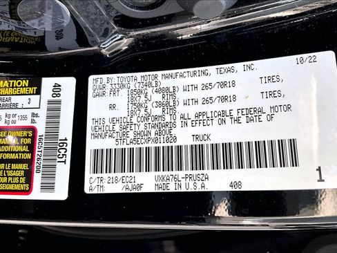 Used 2023 Toyota Tundra SR5 w/ SR5 Premium Package AWD/4WD image 36