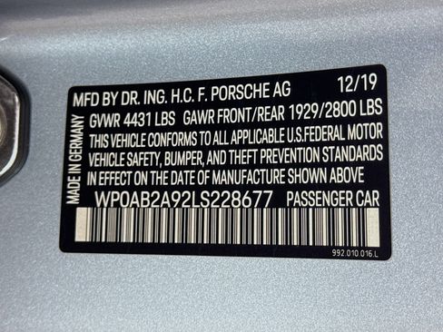 Certified 2020 Porsche 911 GT3 RS image 29