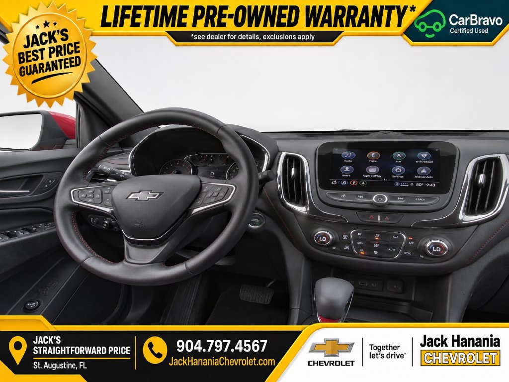 Used 2022 Chevrolet Equinox RS w/ RS Leather Package FWD image 11