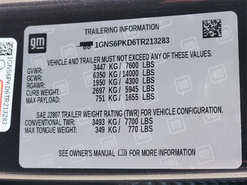 New 2026 Chevrolet Tahoe Z71 w/ Comfort Package image 9