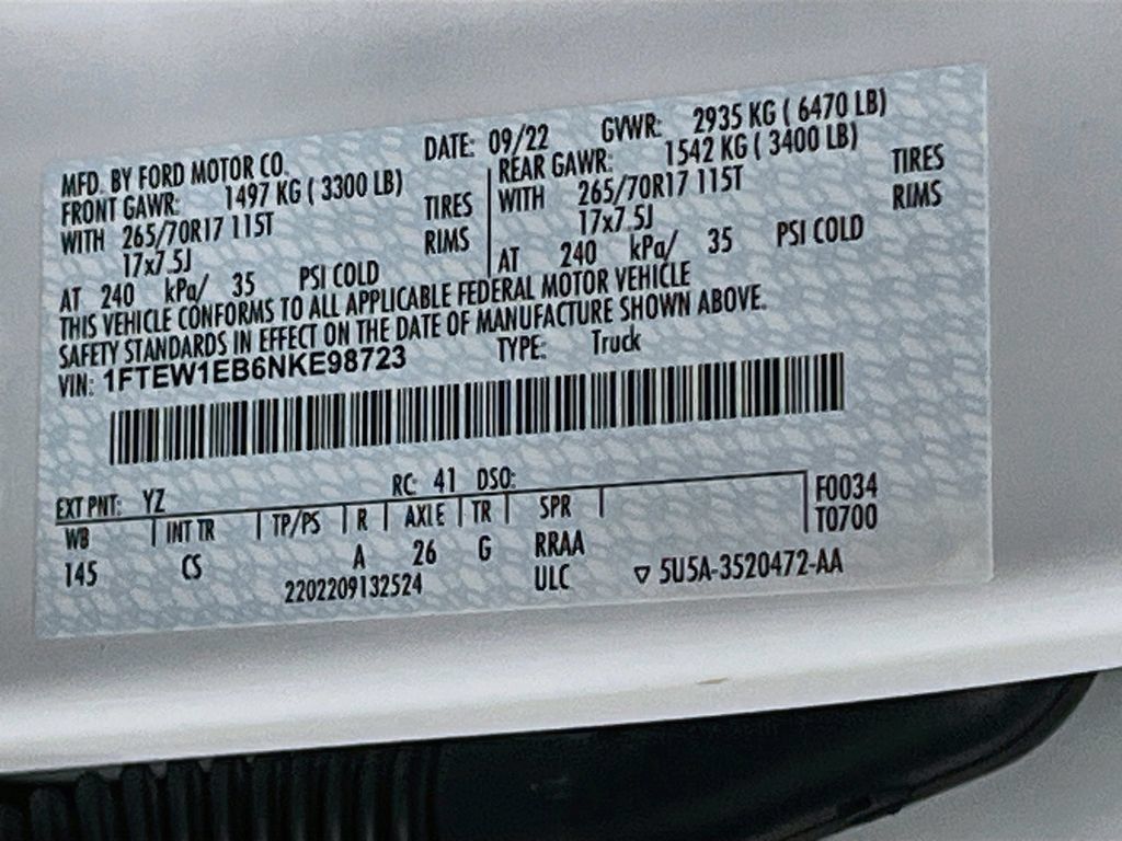 Used 2022 Ford F150 XL AWD/4WD image 29