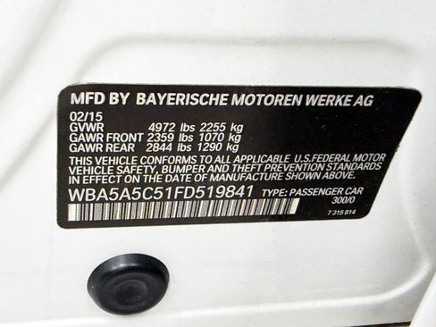 Used 2015 BMW 528i Sedan RWD image 38