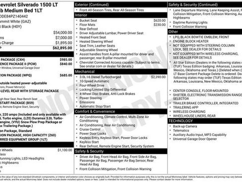 Used 2023 Chevrolet Silverado 1500 LT w/ Leather Package AWD/4WD image 9