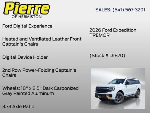 New 2026 Ford Expedition Tremor AWD/4WD image 18