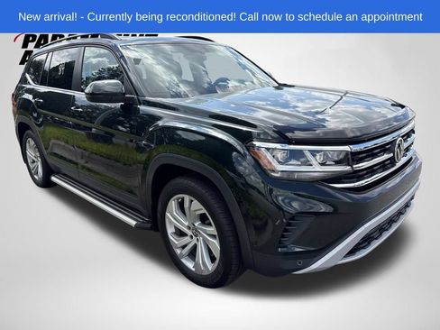 Used 2021 Volkswagen Atlas SE w/ Panoramic Sunroof Package FWD image 1