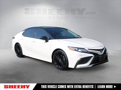 Certified 2021 Toyota Camry XSE w/ Navigation Package FWD image 1