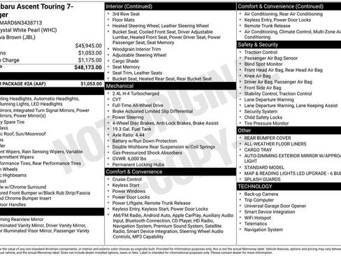 Used 2022 Subaru Ascent Touring w/ Popular Package #2A image 5