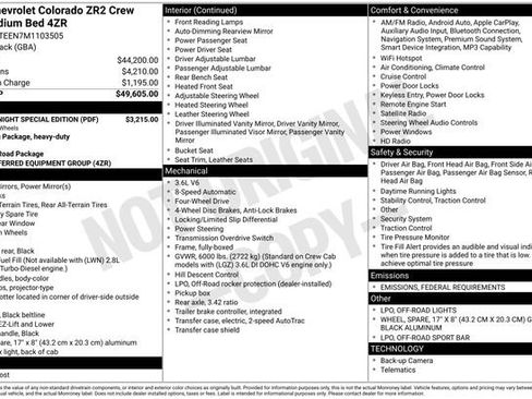 Used 2021 Chevrolet Colorado ZR2 w/ ZR2 Midnight Special Edition image 52