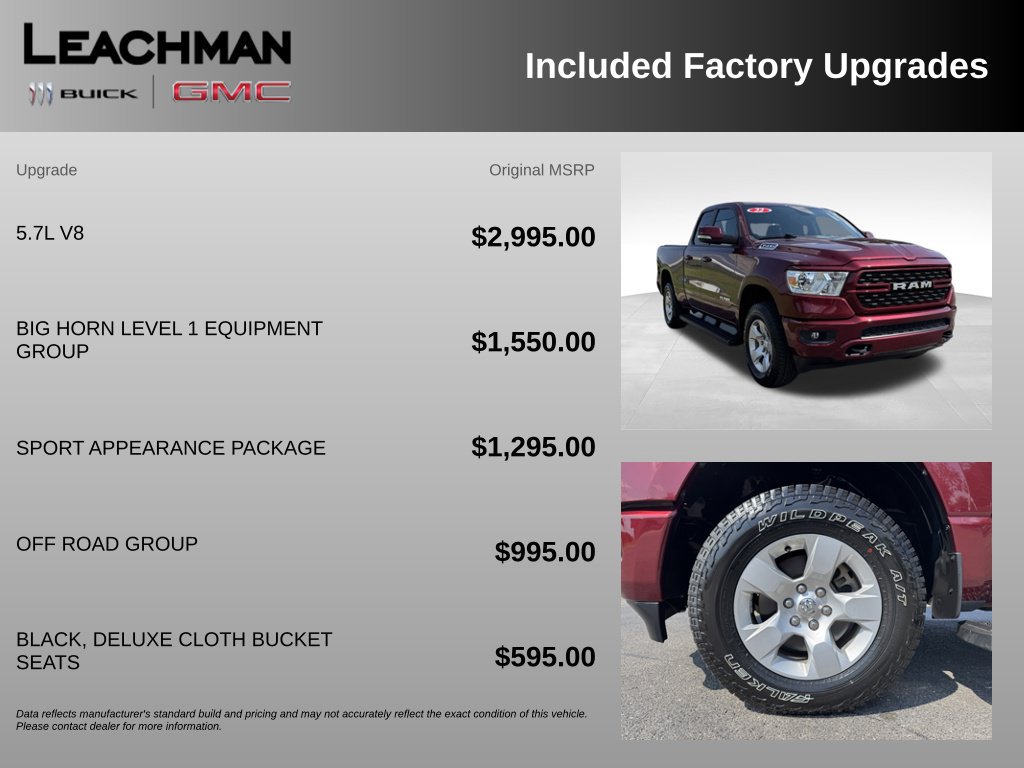Used 2022 RAM 1500 Big Horn AWD/4WD image 10