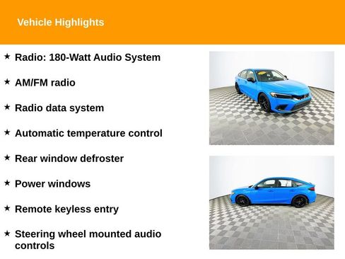 Used 2022 Honda Civic Sport image 2