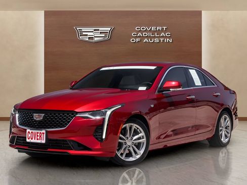 Certified 2023 Cadillac CT4 Luxury w/ Sun And Sound Package RWD image 1