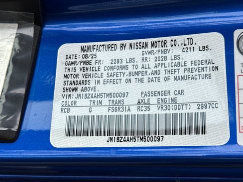 New 2026 Nissan Z Sport image 32