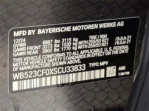 Certified 2025 BMW iX xDrive50 w/ Premium Package image 19