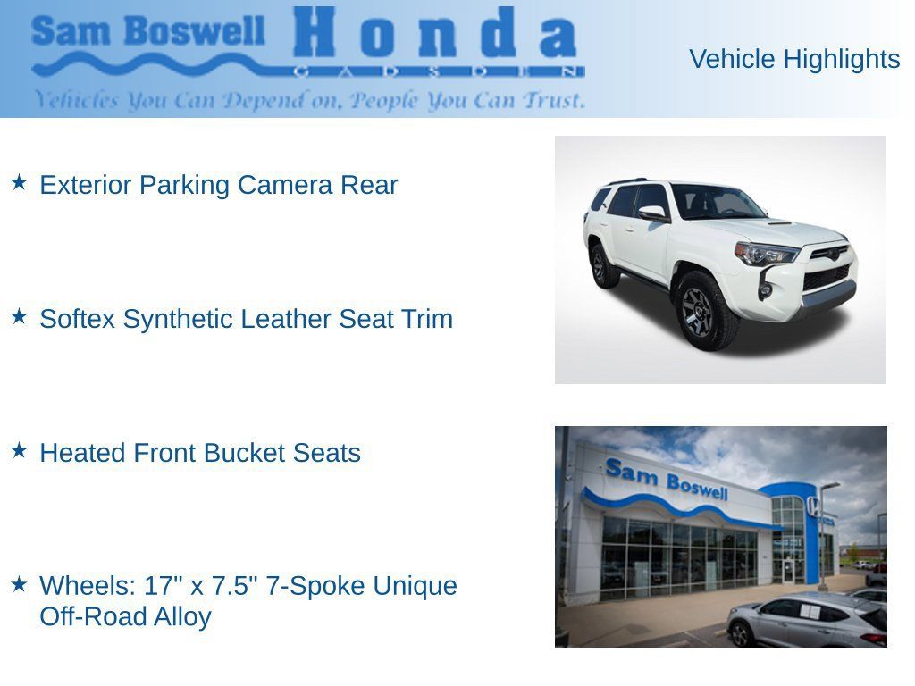 Used 2021 Toyota 4Runner TRD Off-Road Premium w/ Moonroof Package AWD/4WD image 5