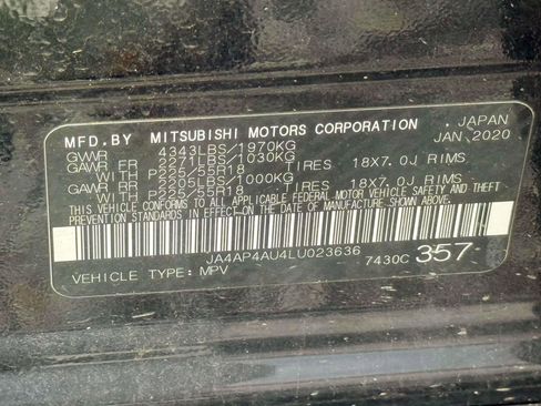Used 2020 Mitsubishi Outlander Sport SE FWD image 15