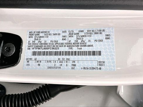 New 2025 Ford F150 Platinum image 8