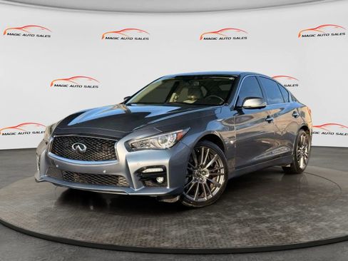 Used 2016 INFINITI Q50 Red Sport 400 image 1