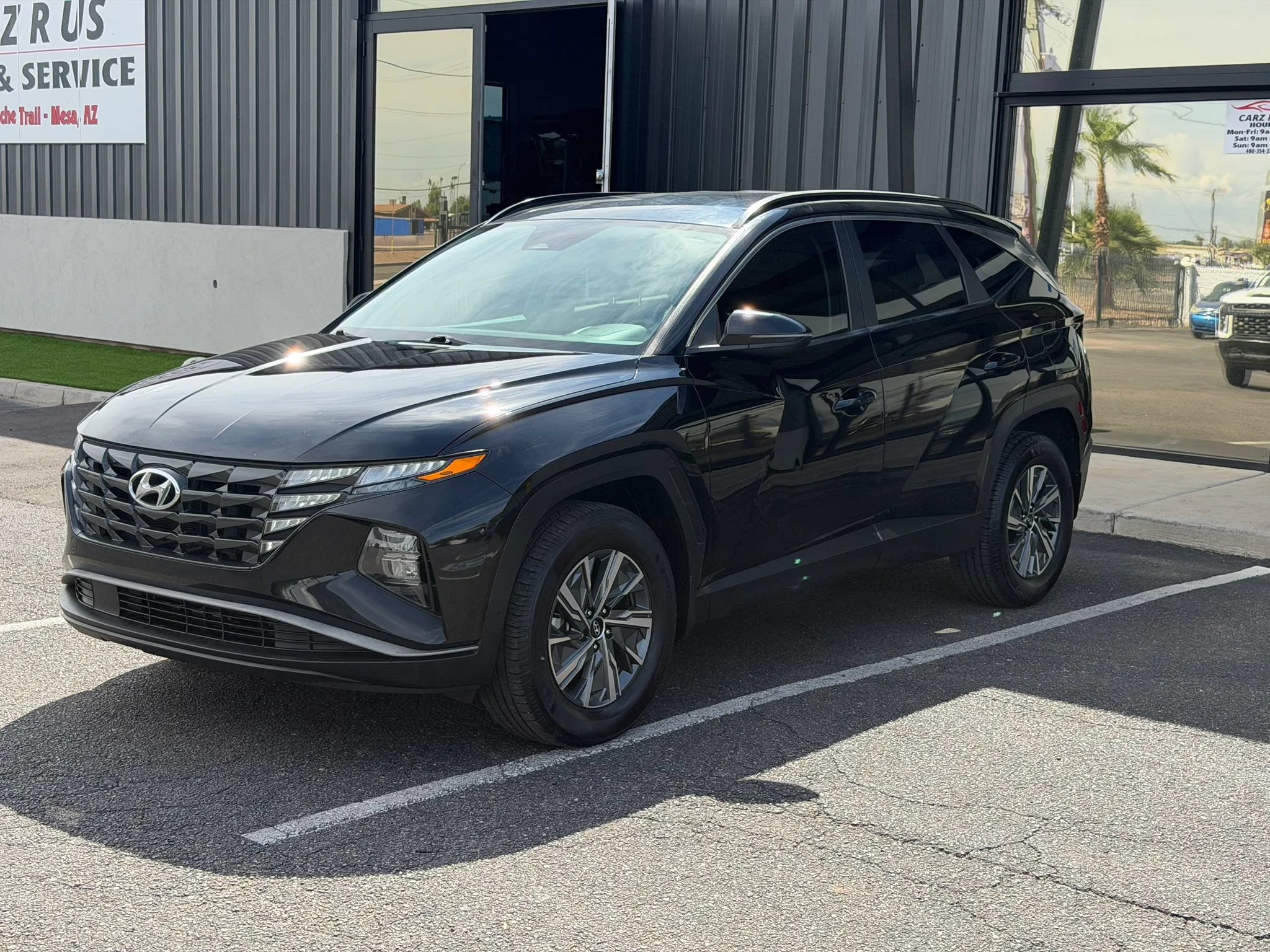 Used 2022 Hyundai Tucson Blue AWD/4WD image 1