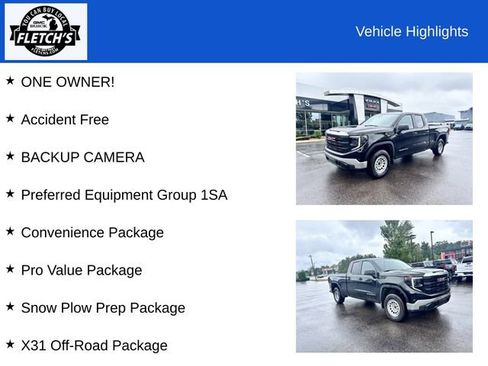 Used 2023 GMC Sierra 1500 Pro w/ Pro Value Package AWD/4WD image 2