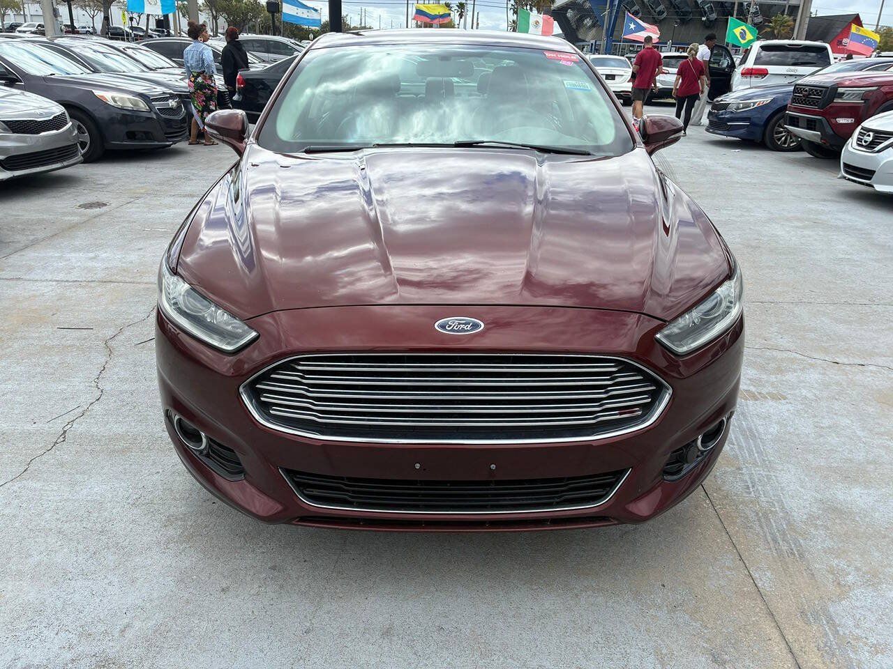 Used 2016 Ford Fusion Titanium w/ Terracotta Package FWD image 1