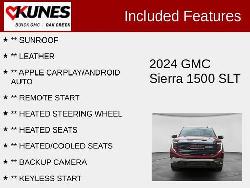 Used 2024 GMC Sierra 1500 SLT w/ SLT Premium Plus Package AWD/4WD image 2