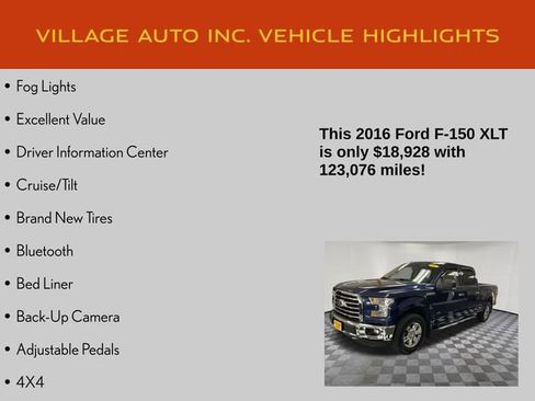Used 2016 Ford F150 XLT w/ Equipment Group 301A Mid AWD/4WD image 14