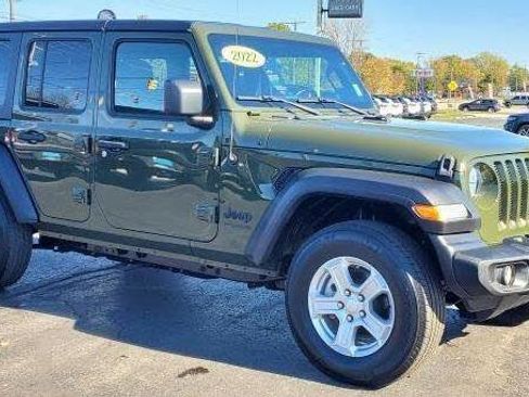 Used 2022 Jeep Wrangler Unlimited Sahara w/ Cold Weather Group image 1