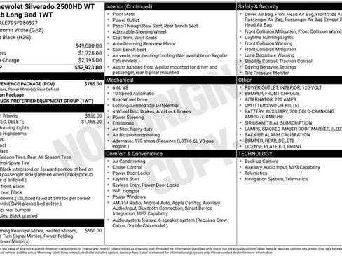 New 2025 Chevrolet Silverado 2500 W/T w/ WT Convenience Package image 5