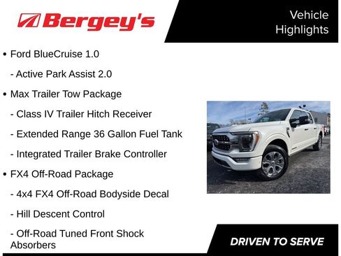 Certified 2023 Ford F150 Platinum w/ Equipment Group 701A High image 5