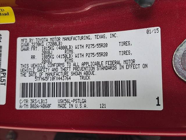 Used 2015 Toyota Tundra Limited AWD/4WD image 14