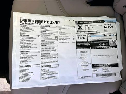New 2026 Volvo EX90 Plus AWD/4WD image 37